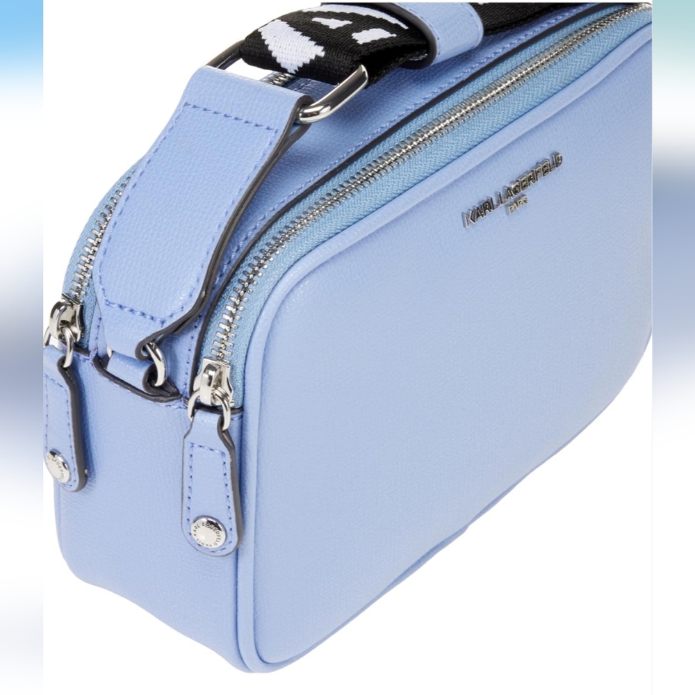 KARL LAGERFELD Maybelle Solid Crossbody NWT - Picture 3 of 16